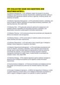 IFPC EVALUATION EXAM 2026 QUESTIONS AND SOLUTIONS RATED 