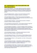 IFPC COMPREHENSIVE 2026 EXAM QUESTIONS AND SOLUTIONS RATED