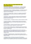 IFPC FINAL EXAM 2026 EXAM QUESTIONS AND SOLUTIONS RATED