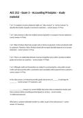 ACC 212 &ndash; Exam 3 &ndash; Accounting Principles &ndash; study material