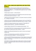 NETA 3 FINAL EXAM 2026 QUESTIONS AND SOLUTIONS RATED 