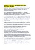 CCA LATEST 2026 TEST PAPER QUESTIONS AND SOLUTIONS RATED 