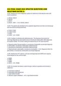 CCA FINAL EXAM 2026 UPDATED QUESTIONS AND SOLUTIONS RATED