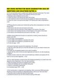 RED CROSS INSTRUCTOR MAIN EXAMINATION 2026 SET QUESTIONS AND SOLUTIONS RATED