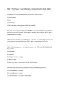WCC &ndash; Final Exam &ndash; Course Review & Comprehensive Study Guide
