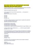 RED CROSS INSTRUCTOR COMPREHENSIVE 2026 EXAM QUESTIONS AND SOLUTIONS RATED