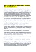 RED CROSS INSTRUCTOR FINAL EXAM 2026 QUESTIONS AND SOLUTIONS RATED