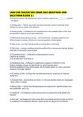 IAAO 300 EVALUATION EXAM 2026 QUESTIONS AND SOLUTIONS RATED