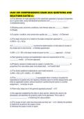 IAAO 300 COMPREHENSIVE EXAM 2026 QUESTIONS AND SOLUTIONS RATED