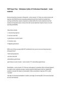 WSP Exam Prep &ndash; Workplace Safety & Professional Standards &ndash; study material