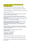LARE STUDY GUIDE 2026 EXAM QUESTIONS AND SOLUTIONS RATED
