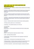 LARE LATEST 2026 TEST PAPER QUESTIONS AND SOLUTIONS RATED