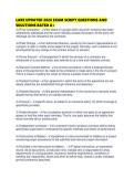 LARE UPDATED 2026 EXAM SCRIPT QUESTIONS AND SOLUTIONS RATED