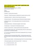 PCOA UPDATED 2026 EXAM SCRIPT QUESTIONS AND SOLUTIONS RATED 