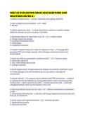 NSG 533 EVALUATION EXAM 2026 QUESTIONS AND SOLUTIONS RATED