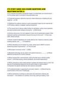 CTS STUDY GUIDE 2026 EXAMS QUESTIONS AND SOLUTIONS RATED 