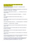 CTS EVALUATION EXAM 2026 QUESTIONS AND SOLUTIONS RATED