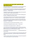 CTS UPDATED 2026 EXAM SCRIPT QUESTIONS AND SOLUTIONS RATED