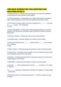 TIMS MAIN EXAMINATION 2026 QUESTIONS AND SOLUTIONS RATED