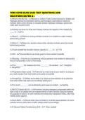 TIMS CORE EXAM 2026 TEST QUESTIONS AND SOLUTIONS RATED