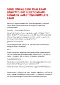 NBME 17NBMECBSE REAL EXAM BANK  WELL DETAILED QUESTIONS AND CORRECT ANSWERS RATED A&plus;2026&sol;2027 