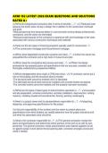 AFSB 152 LATEST 2026 EXAM QUESTIONS AND SOLUTIONS RATED