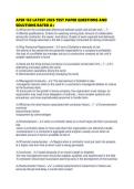 AFSB 152 LATEST 2026 TEST PAPER QUESTIONS AND SOLUTIONS RATED