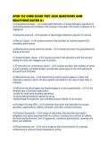 AFSB 152 CORE EXAM TEST 2026 QUESTIONS AND SOLUTIONS RATED