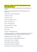 AVIXA CTS LATEST 2026 TEST PAPER QUESTIONS AND SOLUTIONS RATED