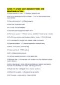 AVIXA CTS STUDY GUIDE 2026 QUESTIONS AND SOLUTIONS RATED