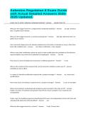 Asbestos Regulation 8 Exam Guide with Actual Detailed Answers 2025-2026 Updated&period;