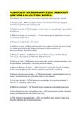PRINCIPLES OF MICROECONOMICS 2026 EXAM SCRIPT QUESTIONS AND SOLUTIONS RATED