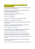 STNA MAIN EXAMINATION 2026 QUESTIONS AND SOLUTIONS RATED 