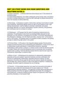 NUFT 202 STUDY GUIDE 2026 EXAM QUESTIONS AND SOLUTIONS RATED