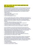 NUFT 202 LATEST 2026 TEST PAPER QUESTIONS AND SOLUTIONS RATED