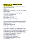 NUFT 202 LATEST 2026 EXAM QUESTIONS AND SOLUTIONS RATED