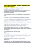 NUFT 202 FINAL EXAM ACTUAL 2026 QUESTIONS AND SOLUTIONS RATED