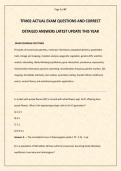 TFM02 ACTUAL EXAM QUESTIONS AND CORRECT DETAILED ANSWERS LATEST UPDATE THIS YEAR
