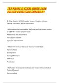 TBS PHASE II FINAL PAPER 2026 SOLVED QUESTIONS GRADED A&plus;