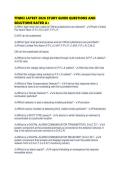TFM03 LATEST 2026 STUDY GUIDE QUESTIONS AND SOLUTIONS RATED