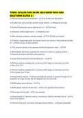 TFM03 EVALUATION EXAM 2026 QUESTIONS AND SOLUTIONS RATED