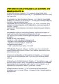 CPRP MAIN EXAMINATION 2026 EXAM QUESTIONS AND SOLUTIONS RATED