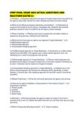 CPRP FINAL EXAM 2026 ACTUAL QUESTIONS AND SOLUTIONS RATED