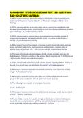 AFAA GROUP FITNESS CORE EXAM TEST 2026 QUESTIONS AND SOLUTIONS RATED