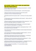 AFAA GROUP FITNESS STUDY GUIDE 2026 QUESTIONS AND SOLUTIONS RATED