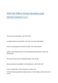 TCFP Fire Officer II Exam Questions and  Correct Answers Exam 
