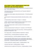 AFAA GROUP FITNESS COMPREHENSIVE EXAM 2026 QUESTIONS AND SOLUTIONS RATED
