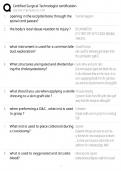 Certified Surgical Technologist &sol; Score 100&percnt; &sol; New Version 2025 Update &sol; Certification Study Guide