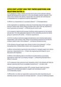 APICS CSCP LATEST 2026 TEST PAPER QUESTIONS AND SOLUTIONS RATED