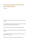 Medical-Surgical Nursing Study Guide & MCQ Test  Bank &vert; Lewis Canada 5th Ed  Answers   